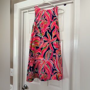 Lily Pulitzer banana flambé silk sleeveless jackie shift dress nwot. Xs OBO
